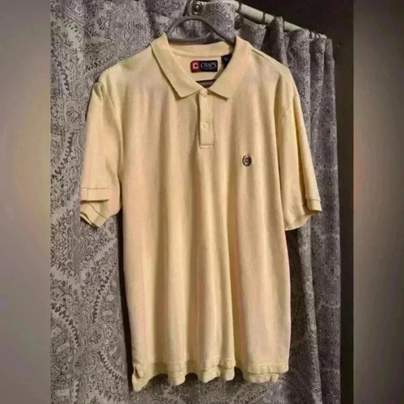 Men’s XL Chaps yellow polo - Picture 1 of 3
